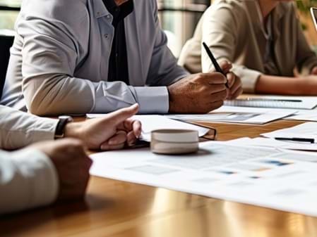 Interim Geschäftsführer Kunden Tisch